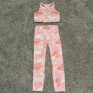 Outdoor Voices set - top size S, leggings size XS